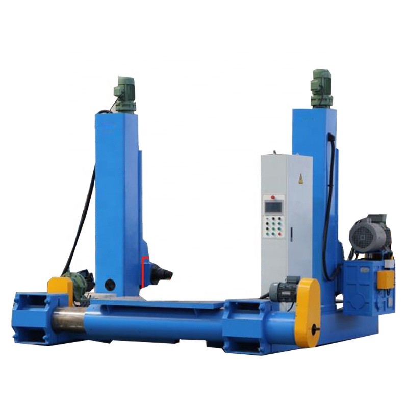 Column type pay off and take up for wire and cable machine