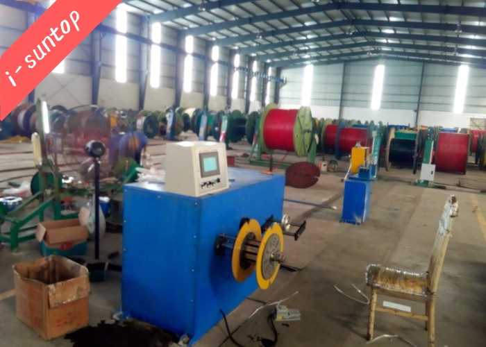 10-70mm2 Single Wire And Round Sheath Wire Coiling And Rewinding Machine     