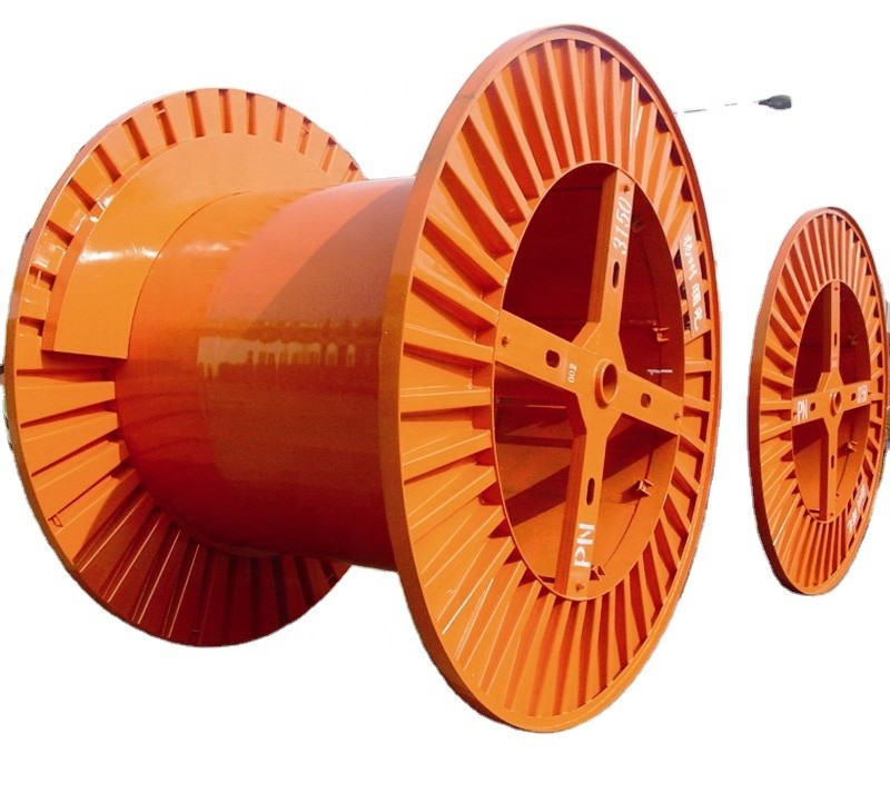 steel corrugated bobbin reel for wire cable 