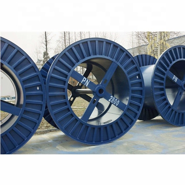 steel corrugated bobbin reel for wire cable 